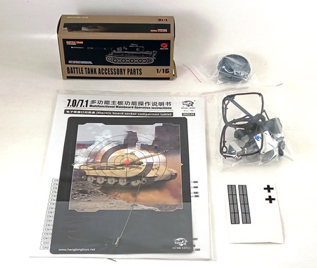 Czołg Zdalnie Sterowany German Panzerkampfwagen III PzKpfw III Ausf.L.SD.KFZ.141-1 1:16 RTR 2,4Ghz Model RC | 3848-1U HENG LONG