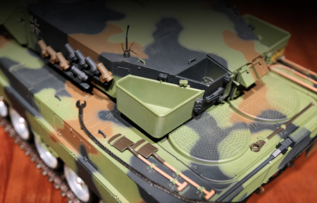 Czołg Zdalnie Sterowany German Leopard II A6 1:16 RTR 2,4Ghz Model RC | 3889-1B HENG LONG