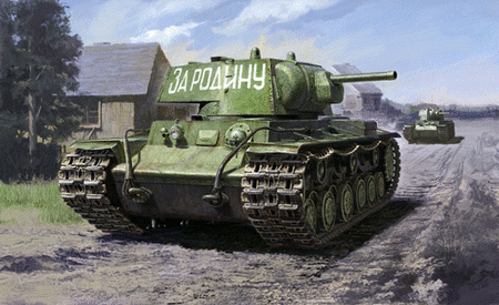 Russian Heavy Tank KV-1 1:48 | Tamiya 32535