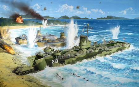 U.S.Navy Landing Ship Medium (LSM) 1:144 | Revell 05123