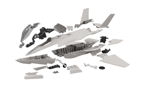 QUICKBUILD F-35 Lightning II Samolot z Klocków | J6040 AIRFIX