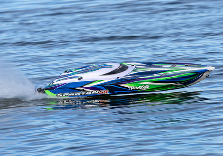 Spartan SR Motorówka Łódź Zdalnie Sterowana Zielona | 103076-4 TRAXXAS