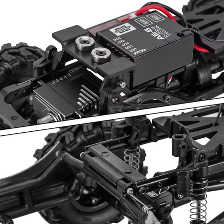 Karoseria Pickup Crawler Hard Body Twarda 1/24 Szara | KAR000362 INJORA