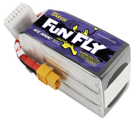Akumulator LiPo 1550mAh 22,2V 100C 6S1P XT60 FunFly | TAA15506S10X6 TATTU