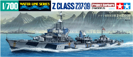 German Destroyer Z CLASS (Z37-39) 1:700 | Tamiya 31908