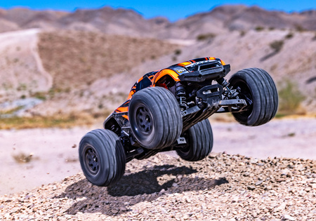 Traxxas Mini Maxx BL-2S 4WD 1:12 Niebieski Samochód Zdalnie Sterowany Model RC | 107154-1-BLUE