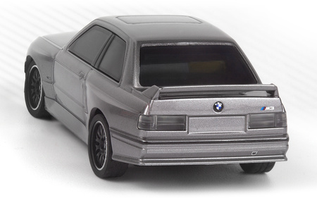 BMW M3 Ravaglia 1989 RTR-X Nano TTR Table Top Racer 1:64 Samochód Zdalnie Sterowany Model RC Srebrny | 160991 HPI RACING
