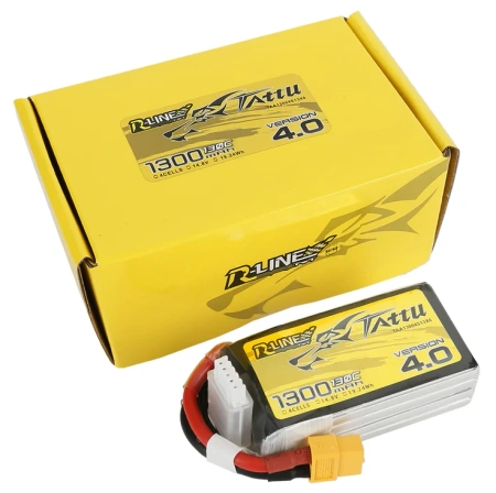 Akumulator LiPo 1300mAh 14,8V 130C 4S1P XT60 R-Line Version 4.0 | TAA13004S13X6 TATTU