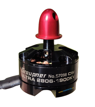 Silnik bezszczotkowy - ULTRA 2806-1900KV CW - S7098 GRAUPNER