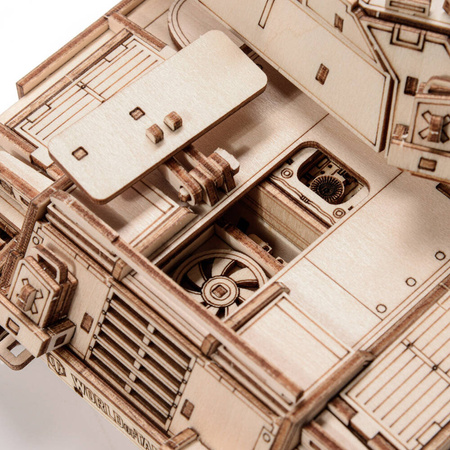 Little Story Drewniane Puzzle Model 3D Czołg Bat.-Chatillon Bourrasque World of Tanks 32,5x12,4x10,5cm | WOT04