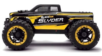 BlackZon Slyder MT Monster Truck 1/16 4WD Żółty Samochód Zdalnie Sterowany Model RC | 540116