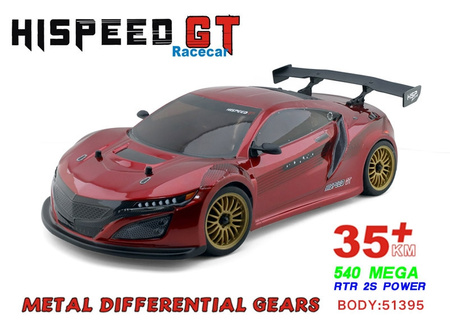 Hispeed GT 4WD On-Road 1:10 (czerwony) | HSP-94513-1 HSP