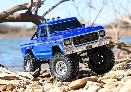 Traxxas TRX-4 Ford F-150 High Trail Edition 4X4 1:10 Niebieski Samochód Zdalnie Sterowany Model RC | 92046-4-BLUE
