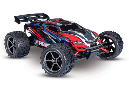 TRAXXAS E-REVO 1/16 Czerwono-niebieski | 71054-8-RBLU