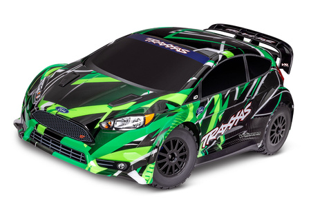 Ford Fiesta ST VXL Rally Car Brushless 1/10 (zielony) | 74276-4-GRN TRAXXAS