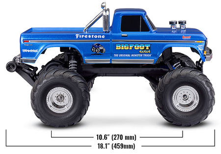Traxxas Original Monster Truck Bigfoot 1/10 No. 1 XL-5 Samochód RC Model Zdalnie Sterowany | 36234-8