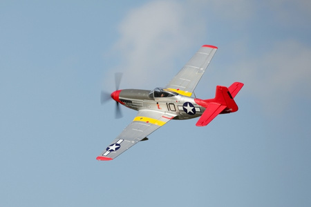 P-51D Mustang "Red Tail" V8 1450mm EPP ARF - FMS