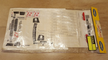 Naklejki do Mercedesa CLK GTR 1:10 - 69127 Carson