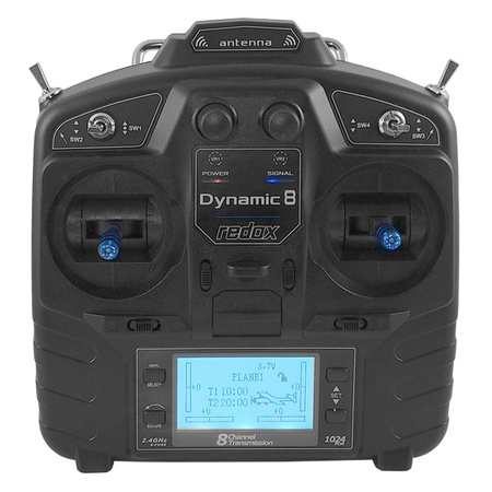 Aparatura Drążkowa RC Redox Dynamic 8 2,4GHz 8CH Nadajnik z Odbiornikiem | RDX-TD8.M2
