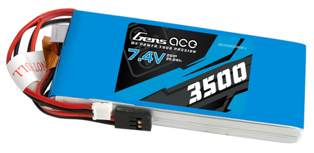 Akumulator LiPo 3500mAh 7,4V 1C 2S1P JR JST-EHR RX/TX | GEA35002SRXFJ GENS ACE