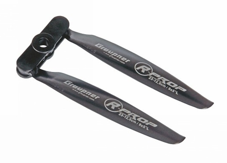 Śmigło 9x5" 2-ŁOPATOWE DZIELONE LEWE - Graupner Radius