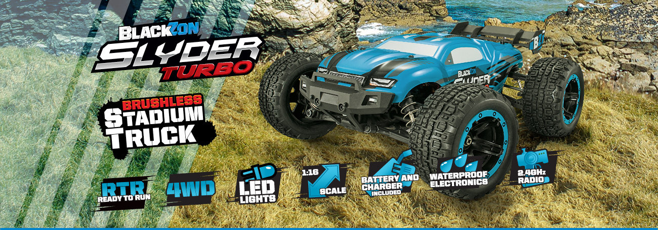 BlackZon Slyder MT Monster Truck 1/16 4WD Zielony Samochód Zdalnie Sterowany Model RC | 540100 pol_pl_BlackZon-Slyder-MT-1-16-4WD-RTR-LED-zielony-540100-1014773_11