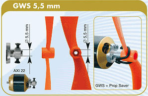 Piasta z oringiem - Prop Saver 3,17mm - Model Motors