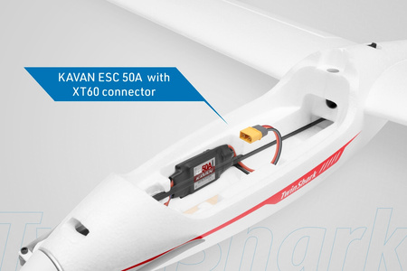 Motoszybowiec Kavan 304TS TwinShark 2700mm ARF Samolot Zdalnie Sterowany Model RC | KAV02.8077