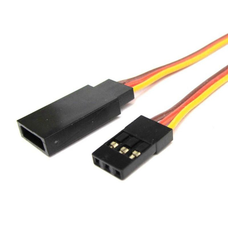 Przedłużacz serwa prosty JR 10cm (26AWG/0,25mm2)