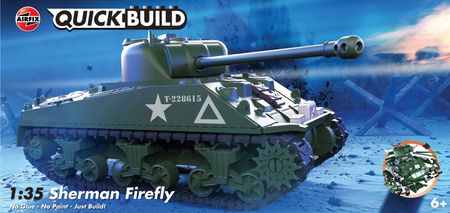 QUICKBUILD 1:35 Sherman Firefly Czołg z Klocków | J6042 AIRFIX