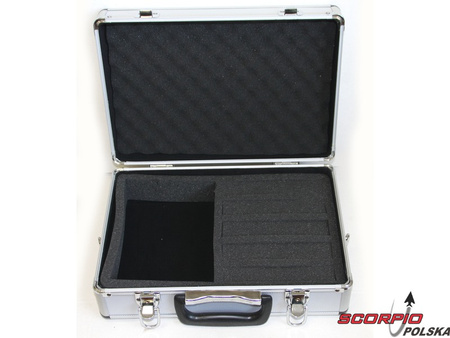 Walizka aluminiowa na ładowarkę i pakiety LiPol - FUSION