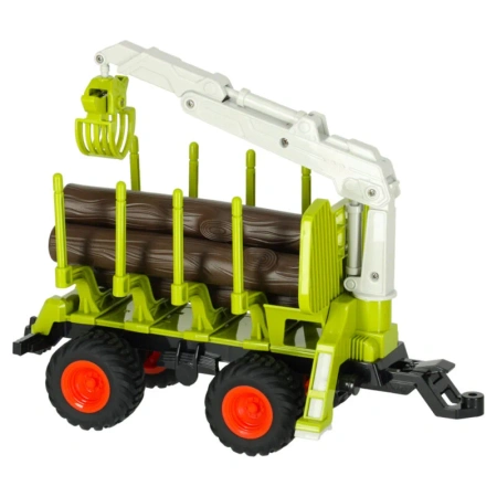 Traktor RC Zdalnie Sterowany Ciągnik Rolniczy z Podnośnikiem 1:24 2,4GHz Zabawka Farma