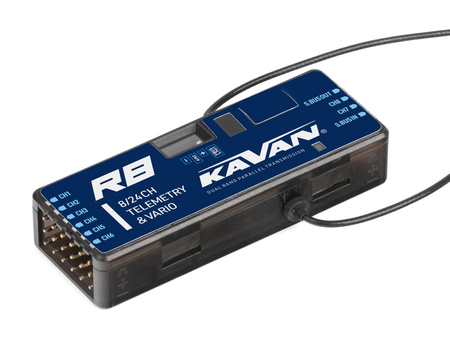 Odbiornik KAVAN R8 Vario 8/24CH 2,4GHz (z wariometrem) | KAV18.10008V