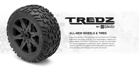 VORZA TRUGGY FLUX 4WD 6S 1/8 Czerwony | 160181 HPI