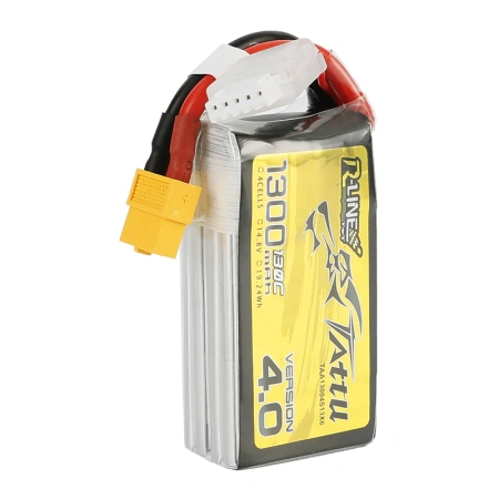 Akumulator LiPo 1300mAh 14,8V 130C 4S1P XT60 R-Line Version 4.0 | TAA13004S13X6 TATTU