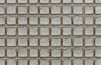 Mur kamienny, chodnik H0/TT 28x14mm (2szt.) | 70082 HEKI