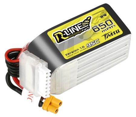 Akumulator LiPo 650mAh 22,2V 95C 6S1P XT30U-F R-Line Version 1.0 | TAA6506S95XT3 TATTU
