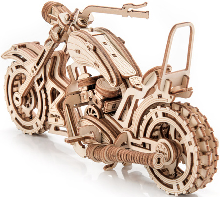 Little Story Drewniane Puzzle Model 3D Motocykl Yankee Chopper Motor 21x7,1x10,4cm | E024