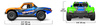 Traxxas Mini Slash 4X4 BL-2S Short Course 1:16 Zielony Samochód Zdalnie Sterowany Model RC | 108164-1-GRN