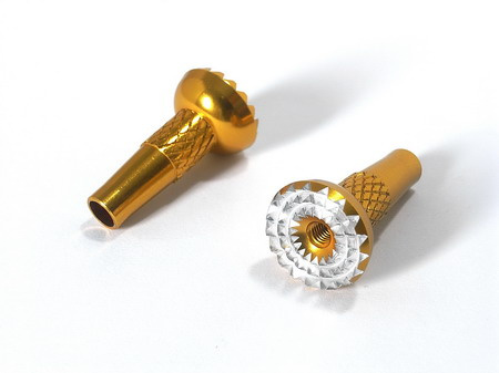 Drążki alu do aparatury (3 mm) złote - EA-010-G - XTREME