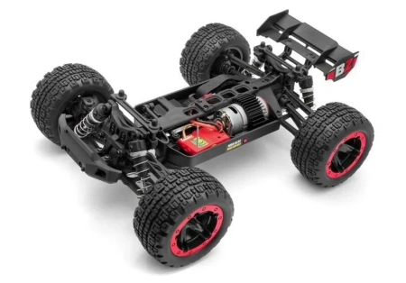 BlackZon Slyder ST Stadium Truck 1/16 4WD Czerwony Samochód Zdalnie Sterowany Model RC | 540096
