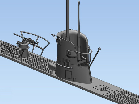 U-Boat Type IIB (1939) German Submarine 1:144 | S009 ICM