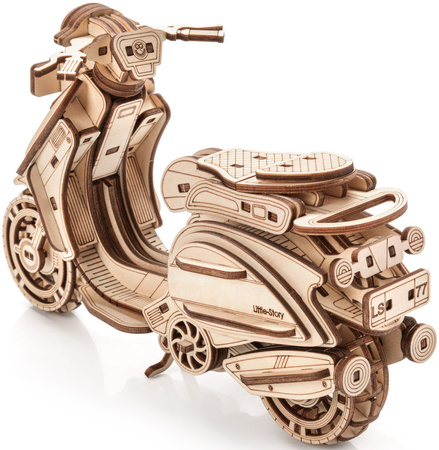 Little Story Drewniane Puzzle Model 3D Skuter Sting 17x6,5x10,3cm | E022