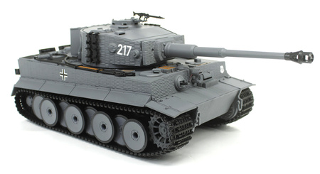 German Tiger 1 Mid Std RTR 2,4Ghz 1/24 Czołg Zdalnie Sterowany IR Dźwięk Taigen Szary | 3841-11-M HENG LONG