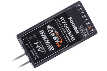 Odbiornik 8CH z telemetrią R7008SB FASSTest 2,4GHz - FUT5102614 FUTABA