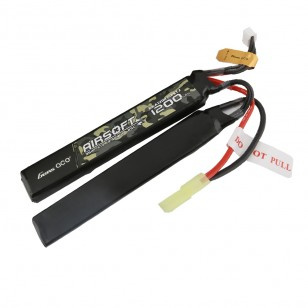 Pakiet LiPo Airsoft 1200mAh 11,1V 3S 25C, Mini Tamiya | GENS ACE