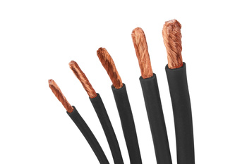 Przewód / kabel silikonowy 6,0 mm2 - czarny - 1m