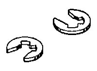Zawleczka E-ring 1,5 mm - MPJ0750
