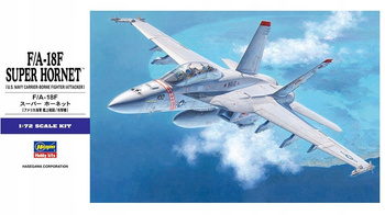 F/A-18F Super Hornet U.S. Navy Carrier-Borne Fighter/Attacker 1:72 | E18-00548 HASEGAWA