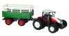 Traktor RC Zdalnie Sterowany Ciągnik Rolniczy z Przyczepą 1:24 2,4GHz Zabawka Farma